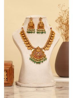 Beryachi - Saraswati Temple Necklace and Earrings