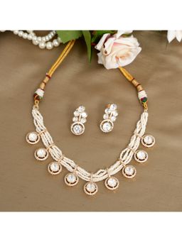 Beryachi - Disha Pearls Necklace and Earrings