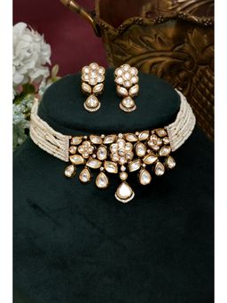 Beryachi - Vasudha Jadau Necklace and Earrings