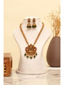 Beryachi - Deivam Temple Necklace and Earrings