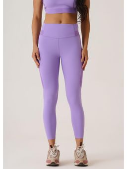 STRCH - Very Peri Solid Slim Fit High Rise Bonded Anti Roll Waistband Workout Leggings