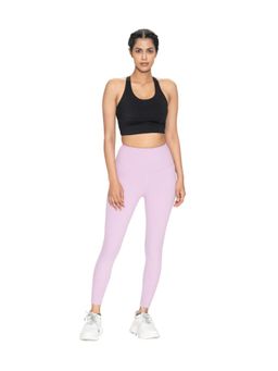 STRCH - Lavender Printed High Rise Gym Mesh Leggings