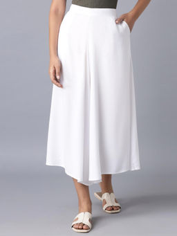 Elleven - Eleven White Flared Culottes