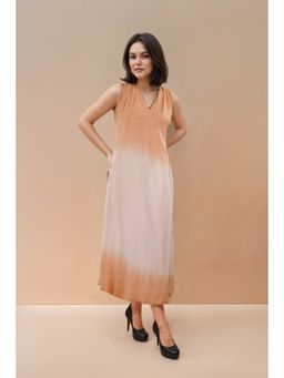 Fawn 24 - Orange Sunset Blush Dress