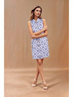Fawn 24 - Blue Turkish Sky Mini Dress