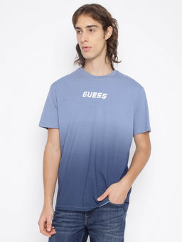 Guess - Blue Ombre Regular Fit T-Shirt