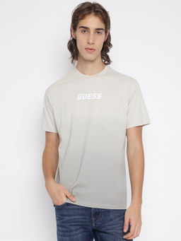 Guess - Grey Ombre Regular Fit T-Shirt