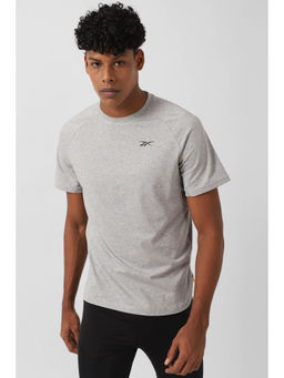 Reebok - Men's Grey Raglan T-Shirt