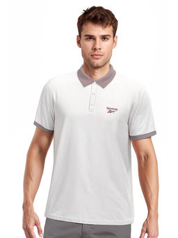 Reebok - Men Stretch Comfort Cotton Polo T-Shirt