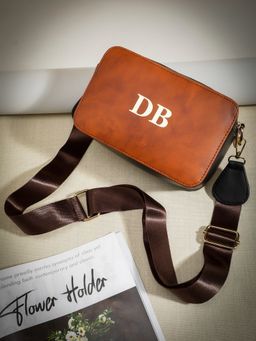 DonaBella - Emma Crossbody Bag for Women Tan (S)