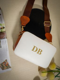 DonaBella - Emma Crossbody Bag for Women White (S)