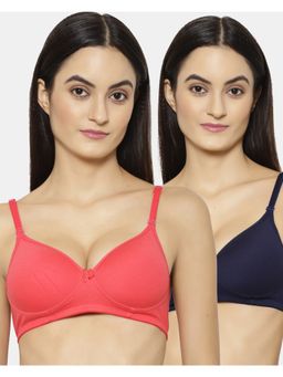 Floret - Wirefree Padded Seamless Bra - Multi-Color