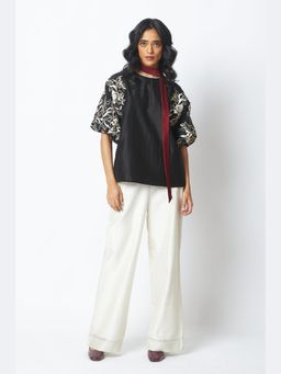 MADDER MUCH - Black Godiva - Tendril Top with Pant