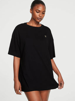 Victoria's Secret - Black Tour '23 Cotton Oversized T-shirt