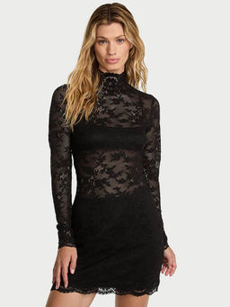 Victoria's Secret - Black Dream Angels Dare to Dream Lace Nightdress