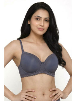 Zivame - Padded Non Wired 3/4th Coverage T-Shirt Bra - Folkstone Grey