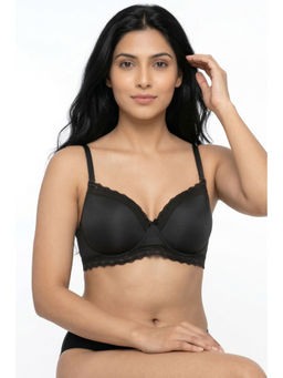 Zivame - Padded Non Wired 3/4th Coverage T-Shirt Bra - Forest Night