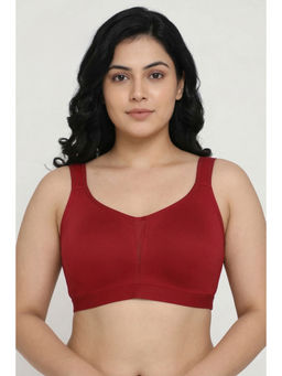 Zivame - True Curv Single Layered Non Wired Full Coverage Minimiser Bra - Scooter