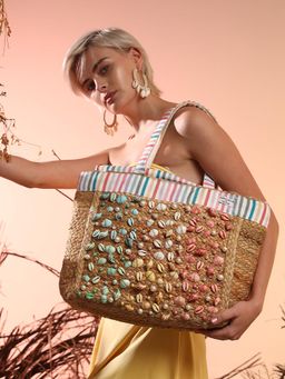 SUGERCANDY - Marbella Handmade Shell Tote Bag