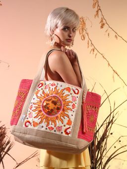 SUGERCANDY - Cartera Handmade Crochet Tote Bag