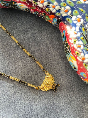 Digital Dress Room Short Mangalsutra Vati Pendant Design
