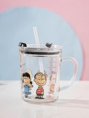 Nestasia Tumbler with Handle Straw & Lid - 1.2L (Black) main image 1
