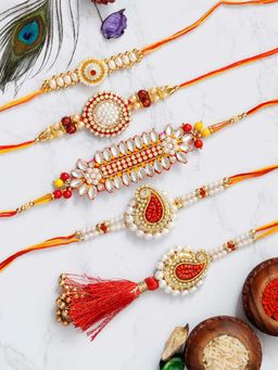 eCraftIndia - Designer Rakhis (Pack of 5)