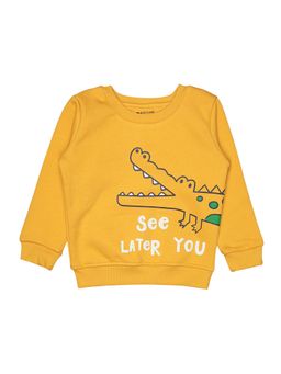 Bodycare - Printed Sweatshirts-Mustard