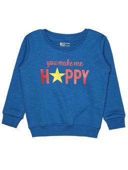 Bodycare - Typography Sweatshirts-Blue