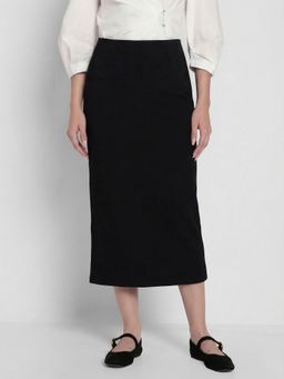 Cover Story - Black Solid Skirt