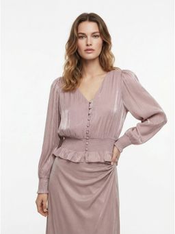 Cover Story - Pink Cotton Solid Top