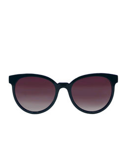 Enrico - Black UV Protected Polarized Oval Sunglasses