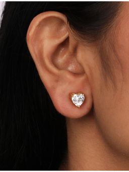 Sica Jewellery - 925 Silver Heart Stud Earrings