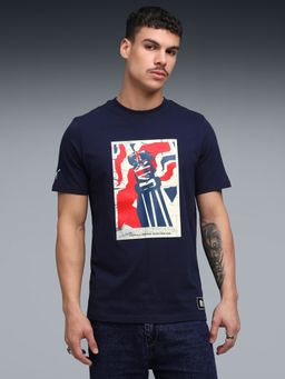 Puma - Navy Blue Great Britain Motorsport T-Shirt