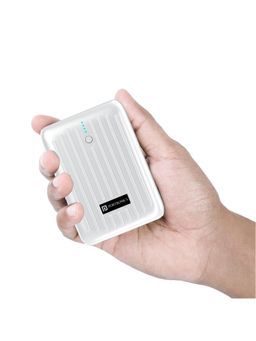 Portronics - Zapcell 10K 10000 mAh Smallest Power Bank with 22.5W Max Output (White)