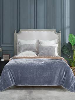 Saral Home - Multi-Colour Winter Mink Soft Double Side Heavy 2 Layer Blanket