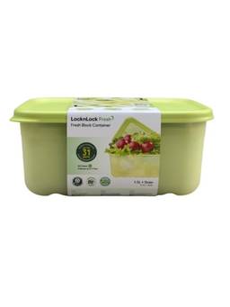 Lock & Lock - Fresh Block 1.5L Vegetable Storage Container With Drain Tray