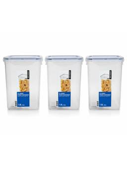 Lock & Lock - Hpl813 Fridge Storage Containers 1.8L Each (Pack Of 3)