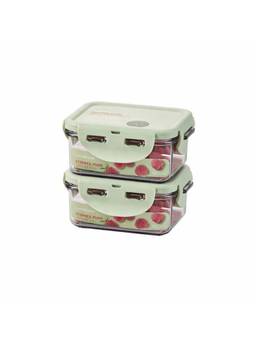 Lock & Lock - Lbf805 Mini Food Storage Containers 180Ml Each (Pack Of 2)