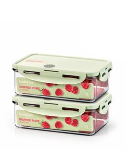 Lock & Lock - 1L Food Storage Containers (Pack Of 2)