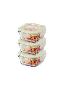 Lock & Lock - Borosilicate Glass Mini Food Storage Containers 160Ml (Pack Of 3)