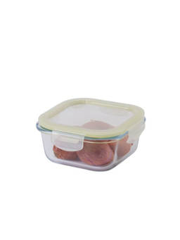 Lock & Lock - Square Oven Glass 525 Ml Oven Safe Glass Container For Refrigerator
