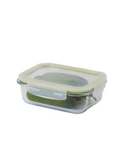 Lock & Lock - Rectangular Oven Glass 400 Ml Oven Safe Glass Container For Refrigerator