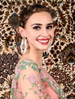 Odette - Women Grey Beautiful Unique Dangle Earrings