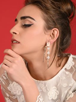 Odette - Women Vintage Party Pink Dangle Earring