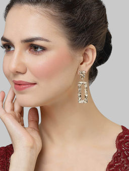 Karatcart - Gold Plated Assorted Design Drop Earrings for Women