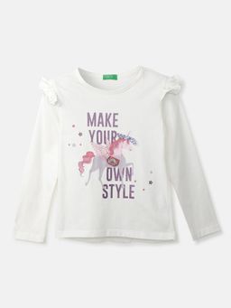 United Colors of Benetton - Girls Printed Top