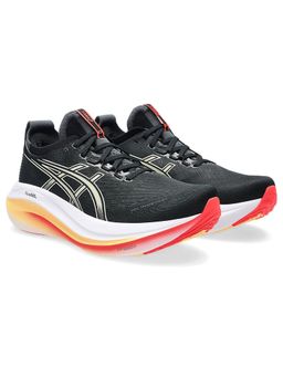ASICS - GEL-NIMBUS 27 Men Black & Beige Running Shoes
