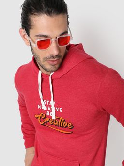Campus Sutra - Men Printed Hooded Sweatshirts