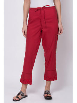 Biba - Red Cotton Pant
